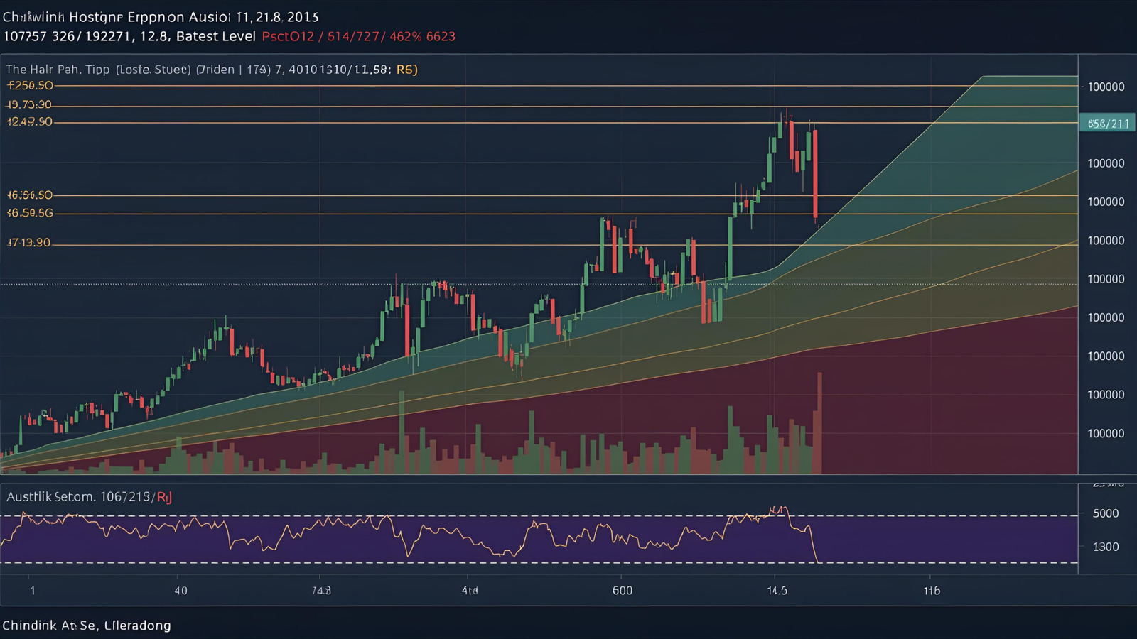 Chainlink Support Levels Chart with Historical Price Action