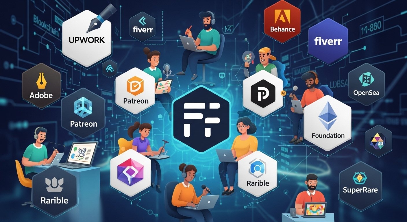 Content Creation and NFT Platforms for Freelancers