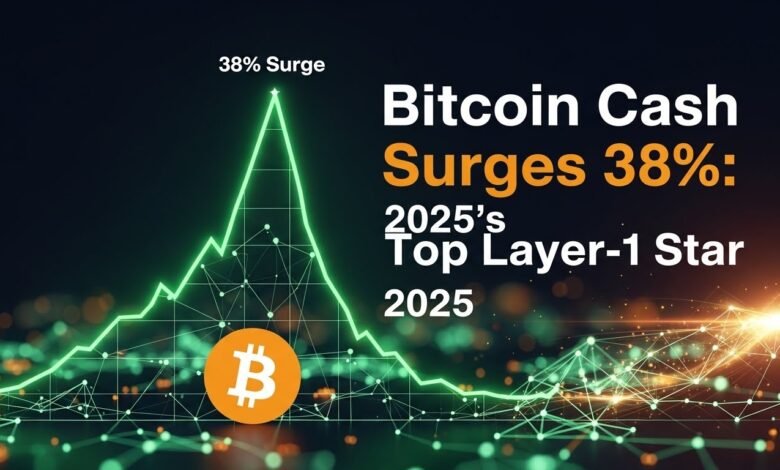 Bitcoin Cash Surges 38% 2025’s Top Layer-1 Star