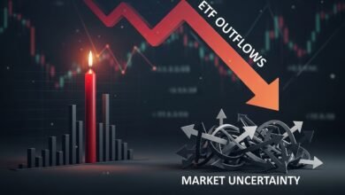 Bitcoin ETF Outflows Cap Upside Amid Market Uncertainty
