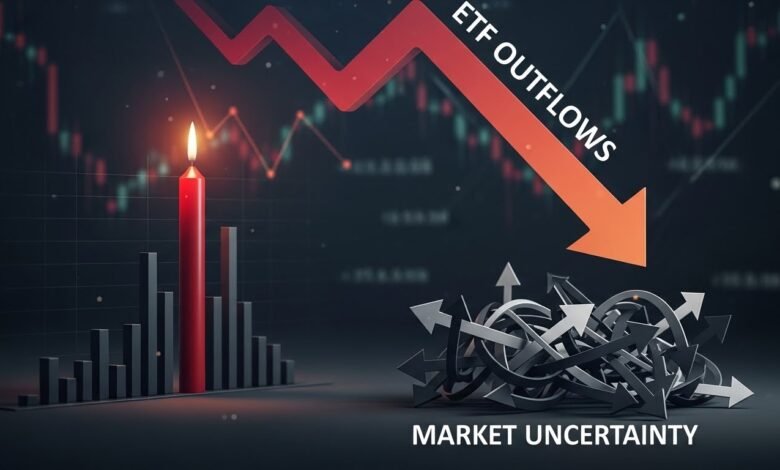Bitcoin ETF Outflows Cap Upside Amid Market Uncertainty