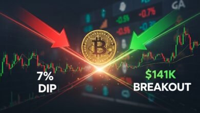 Bitcoin Price Target Speculation 7% Dip or $141K Breakout