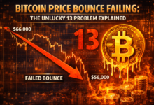 Bitcoin Price Bounce Failing: The Unlucky 13 Problem Explained