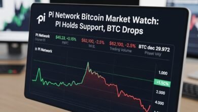Pi Network Bitcoin Market Watch: PI Holds Support, BTC Drops