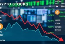 Crypto Stocks Pare Gains as Bitcoin Retreats From $90K Rally