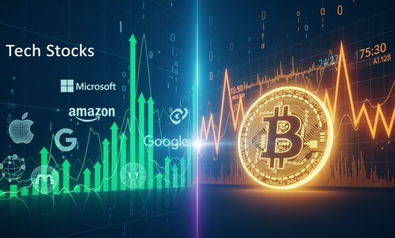 Tech Stocks Bitcoin Price What Recent Performance Reveals