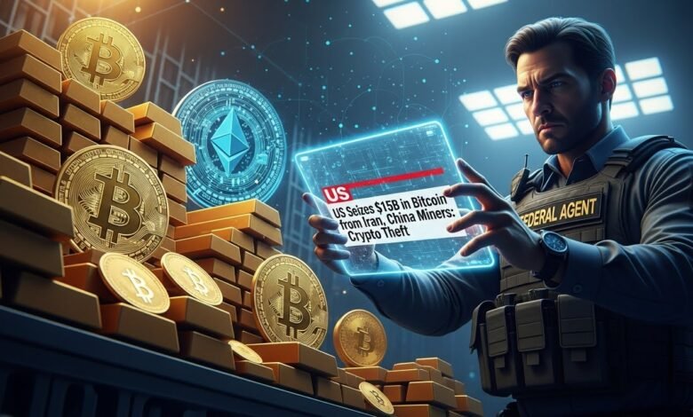 US Seized Bitcoin from Iran China Miners $15B Crypto Theft