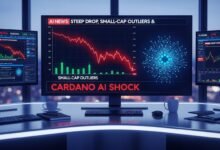AI News Steep Drop, Small-Cap Outliers & Cardano AI Shock