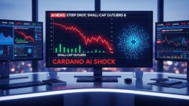 AI News Steep Drop, Small-Cap Outliers & Cardano AI Shock