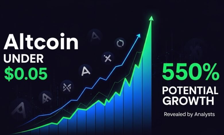 Altcoin Under $0.05 550% Potential Growth Revealed by Analysts