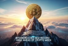 Bitcoin Reaches New Record High Ahead of Crypto Week