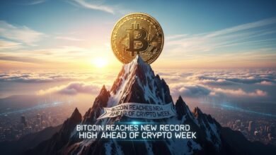 Bitcoin Reaches New Record High Ahead of Crypto Week