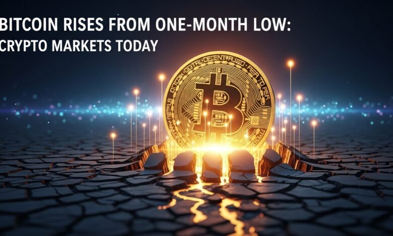 Bitcoin Rises From One-Month Low Crypto Markets Today
