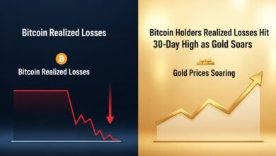 Bitcoin holders realized losses