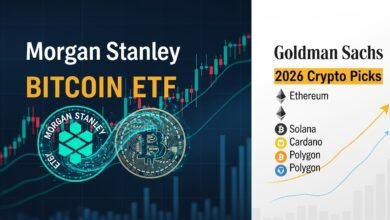 Morgan Stanley Bitcoin ETF Filing Goldman's 2026 Crypto Picks