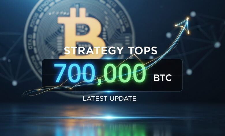 Strategy Tops 700K Bitcoin After $2.1B Purchase Latest Update