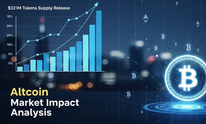 $321M Token Supply Release Altcoin Market Impact Analysis