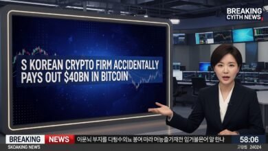 A South Korean crypto firm accidentally pays out $40bn in Bitcoin due to a system glitch — learn what happened and what it means for crypto safety.