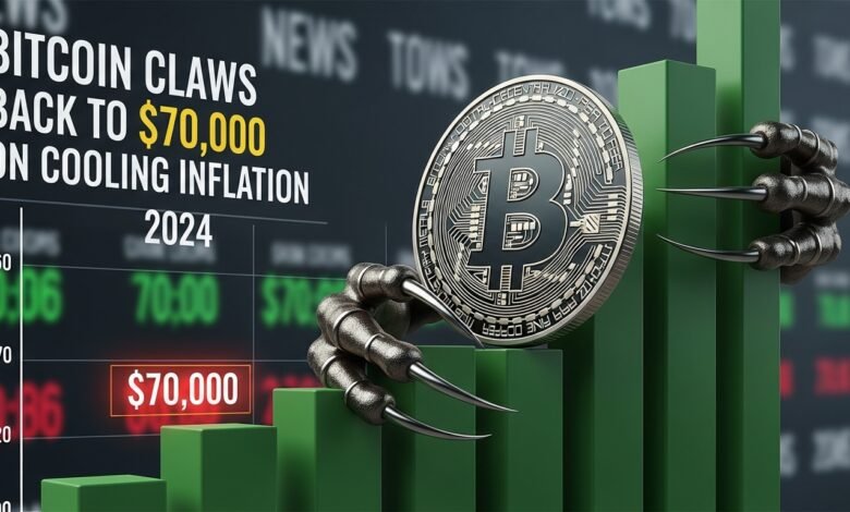 Bitcoin Claws Back to $70,000 on Cooling Inflation 2024