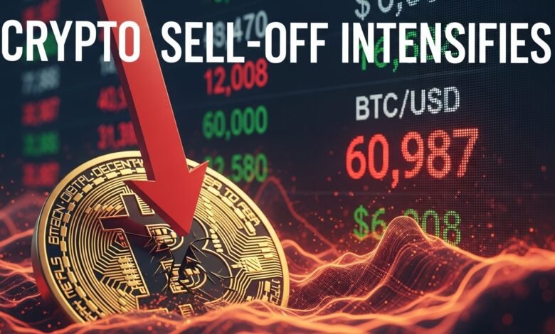 Bitcoin Drops Below $61,000 Crypto Sell-Off Intensifies