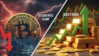 Bitcoin Price Slump vs Gold's Gains in the Evolving Crypto Market