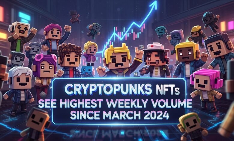 CryptoPunks NFTs See Highest Weekly Volume Since March 2024