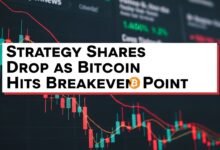 Strategy Shares Drop as Bitcoin Hits Breakeven Point